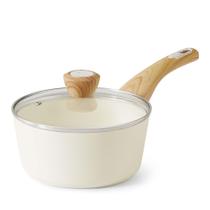 Panela SENSARTE 1,5 Quart Cerâmica Antiaderente Branca Panela SENSARTE 1,5 Quart Cerâmica Antiaderente Branca