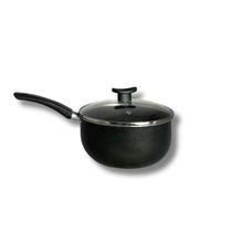 Panela Teflon Antiaderente + Tampa De Vidro Reforçada 18 cm Panela Teflon Antiaderente + Tampa De Vidro Reforçada 18 cm