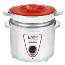 Panela Termocera para Depilação Standard 900g Bivolt Com Refil Branco com Vermelho Panela Termocera para Depilação Standard 900g Bivolt Com Refil Branco com Vermelho