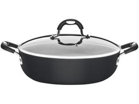 Panela Tramontina Antiaderente de Alumínio Preta 28cm 4,2L Mônaco Panela Tramontina Antiaderente de Alumínio Preta 28cm 4,2L Mônaco