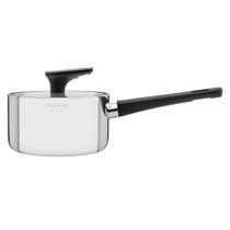 Panela Tramontina Grano Baquelite Aço Inox Corpo Triplo Tampa Cabo de Baquelite 20cm 3,1L