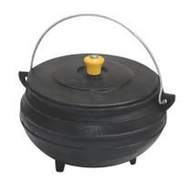 Panela Tripe De Ferro Fundido Com Tampa - Capacidade 1,3 Lt Panela Tripe De Ferro Fundido Com Tampa - Capacidade 1,3 Lt