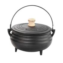 Panela Tripé Nº 2 Ferro Fundido Tampa Ferro Santana 600ml Panela Tripé Nº 2 Ferro Fundido Tampa Ferro Santana 600ml