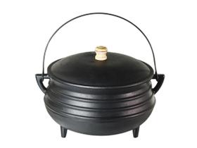 Panela Tripé nº 4 Ferro Fundido Tampa Ferro Santana 1,5 Lt