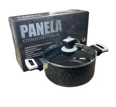 Panela ultra antiaderente indução stonechef preto 20cm