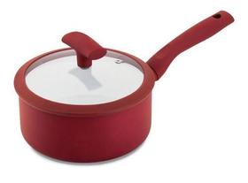Panela Vermelha Antiaderente Com Cerâmica 2,5 L 20 cm - Hércules