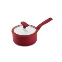 Panela Vermelha em Alumínio Antiaderente Cabo Soft Touch 1,5L - Hercules