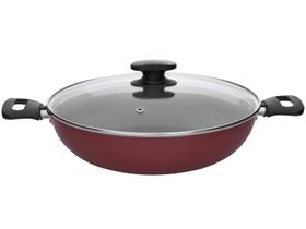 Panela Wok Alumínio 28cm Loreto Vermelho - Tramontina
