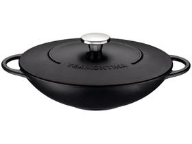 Panela Wok Antiaderente de Ferro Tramontina Trento 32cm Preto Panela Wok Antiaderente de Ferro Tramontina Trento 32cm Preto