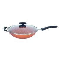 Panela Wok Chinesa Ramos 30Cm 3,7L Antiaderente Cobre