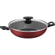 Panela Wok Com Tampa Loreto Ø28cm Vermelha - Tramontina