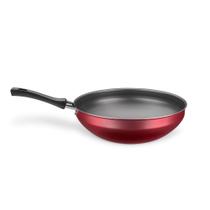 Panela Wok de Alumínio Antiaderente cor cereja n.24 2,8L MTA - 8976 Panela Wok de Alumínio Antiaderente cor cereja n.24 2,8L MTA - 8976