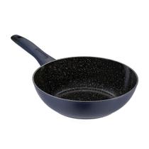 Panela Wok Em Alumínio Com Revestimento Cerâmico Antiaderente Indução Everyday 4,1l Oxford Azul