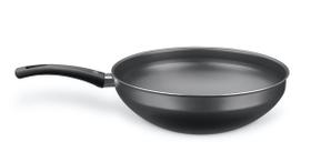 Panela Wok Flora Antiaderente Com Cabo Grafite