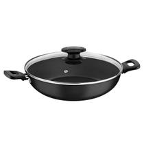 Panela Wok Loreto 28 cm em Alumínio com Revestimento Antiaderente Grafite Tramontina