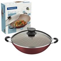 Panela Wok Paris Antiaderente Starflon Max 32cm Resistente Nao Gruda Original Qualidade Tramontina