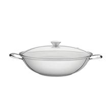 Panela Wok Tramontina Aço Inox 34Cm Fundo Triplo