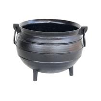 Panelão Caldeirão Bruxa Tripé Ferro Fundido Preto 140l 66cm