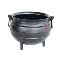 Panelão Caldeirão Bruxa Tripé Ferro Fundido Preto 20L 34cm