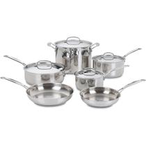 Panelas Cuisinart Aço Inox Chef'S Classic 10 Peças 77-10