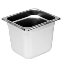 Panelas de mesa Steam Tiger Chef 1/6, sexto tamanho, 6 polegadas, pacote com 3