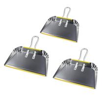 Panelas de poeira PHYEX, pacote com 3, 43 cm, metal pesado para uso doméstico Panelas de poeira PHYEX, pacote com 3, 43 cm, metal pesado para uso doméstico