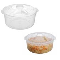 Panelas P/ Microondas Multiuso Faz Arroz Legumes Pipoca 2 un