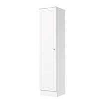 Paneleiro 01 Porta com 05 prateleiras 50cm Americana C372 Branco HP - Henn