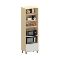 Paneleiro 100 MDF 2 Portas com Vidro 1 Gaveta com Espaço Torre Quente 70cm Aura Luciane Móveis Paneleiro 100 MDF 2 Portas com Vidro 1 Gaveta com Espaço Torre Quente 70cm Aura Luciane Móveis