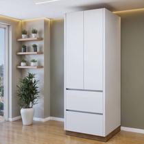 Paneleiro 2 Portas 2 Gavetas com Rodapé 70cm 100% Mdf Rainha