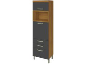 Paneleiro 2 Portas 3 Gavetas Princesa 64cm Mdf Cozinha Modulada Nesher
