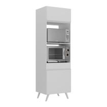 Paneleiro 2 Portas 63cm para Forno e Microondas Veneza Multimóveis V3679