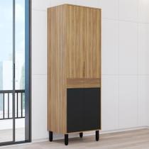 Paneleiro 2 Portas 70cm Thalita Yescasa Marrom/Nogal Manchester/Preto Paneleiro 2 Portas 70cm Thalita Yescasa Marrom/Nogal Manchester/Preto