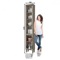 Paneleiro 2 Portas Connect Duna/Cristal - Móveis Henn Paneleiro 2 Portas Connect Duna/Cristal - Móveis Henn