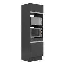 Paneleiro 2 Portas Para Forno Preto/branco
