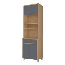 Paneleiro 3 Portas 1 Gaveta Torre Quente Nesher Condessa 100% Mdf