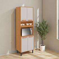 Paneleiro 4 Portas 70cm Espaço para Forno e Nicho Nápoles Itatiaia