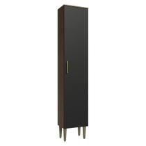 Paneleiro 40 cm 1 Porta Rustic/Preto Lille Madesa Paneleiro 40 cm 1 Porta Rustic/Preto Lille Madesa
