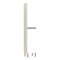 Paneleiro 40 Cm Raso 2 Portas Lis Legno Crema Com Branco Mat Paneleiro 40 Cm Raso 2 Portas Lis Legno Crema Com Branco Mat