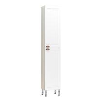 Paneleiro 40 Cm Raso Agatha Legno Crema Com Branco Pet Paneleiro 40 Cm Raso Agatha Legno Crema Com Branco Pet