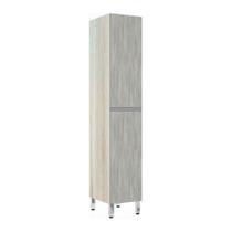 Paneleiro 40Cm 2 Portas Lis Legno Crema Com Concreto