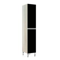 Paneleiro 40Cm 2 Portas Lis Legno Crema Com Preto Tx