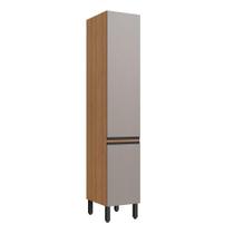 Paneleiro 40cm Com 2 Portas Quitida Montana/fumê Paneleiro 40cm Com 2 Portas Quitida Montana/fumê