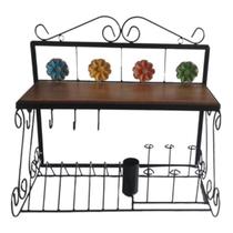 Paneleiro 55cm + Argola porta guardanapos / escorredor de pratos Paneleiro 55cm + Argola porta guardanapos / escorredor de pratos