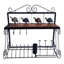 Paneleiro 55cm + Argola porta guardanapos / escorredor de pratos Paneleiro 55cm + Argola porta guardanapos / escorredor de pratos