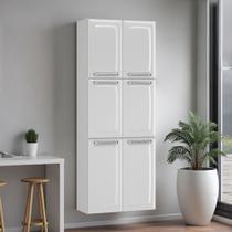 Paneleiro 6 Portas Aço Branco Luce 70cm Paneleiro 6 Portas Aço Branco Luce 70cm