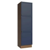 Paneleiro 60 cm 3 Portas Rustic/Azul Vik Madesa Paneleiro 60 cm 3 Portas Rustic/Azul Vik Madesa
