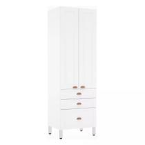 Paneleiro 70cm 2 Portas 2 Gavetas e 1 Gavetão Cristal Luciane Móveis Paneleiro 70cm 2 Portas 2 Gavetas e 1 Gavetão Cristal Luciane Móveis