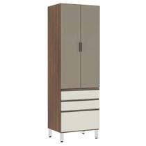 Paneleiro 70cm 2 Portas Vidro Reflecta Bronze 2 Gavetas 1 Gavetão Jade Luciane Móveis Paneleiro 70cm 2 Portas Vidro Reflecta Bronze 2 Gavetas 1 Gavetão Jade Luciane Móveis