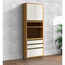 Paneleiro 70cm 3 Portas e 2 Gavetas com Espaço para Micro-ondas 100% Mdf Barbados Espresso Móveis Paneleiro 70cm 3 Portas e 2 Gavetas com Espaço para Micro-ondas 100% Mdf Barbados Espresso Móveis